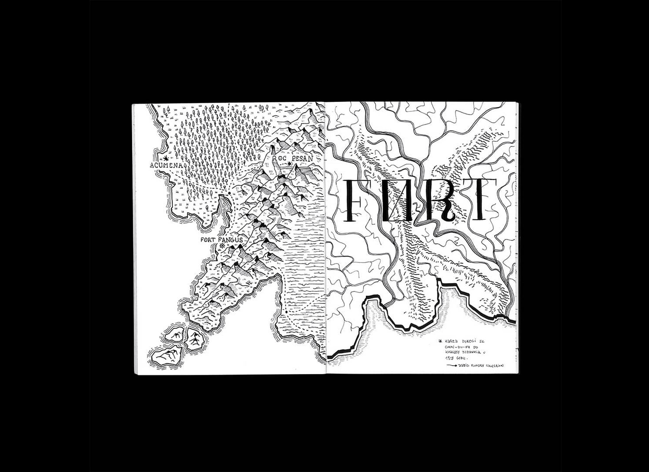 Double page de la mise en page de Solsticia Détective.